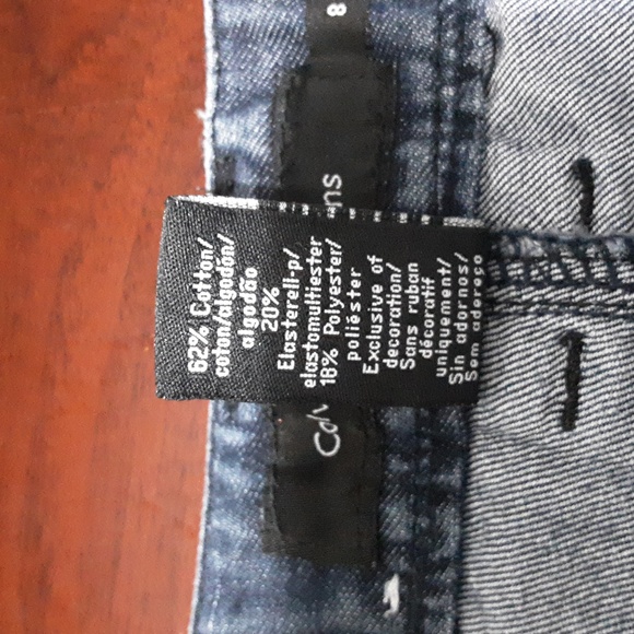 Calvin Klein Wide Leg Denim Jean - Picture 8 of 12